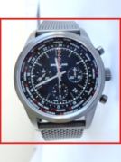 Breitling Transocean Transocean Chrono Unitime black steel